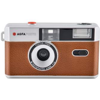 Filmu kameras - Многоразовый фотоаппарат Agfaphoto 35 мм, коричневый 603002 - купить сегодня в магазине и с доставкой