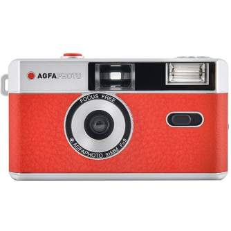 Плёночные фотоаппараты - Agfaphoto reusable camera 35mm, red 603001 - купить сегодня в магазине и с доставкой