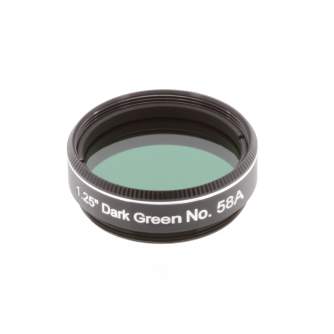 Telescopes - Bresser EXPLORE SCIENTIFIC Filter 1.25" Dark Green No.58A - quick order from manufacturer