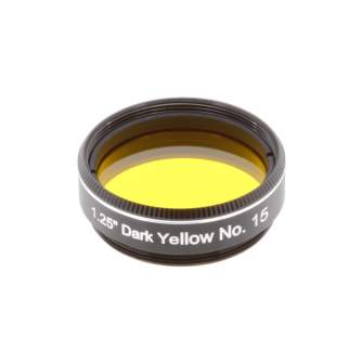 Teleskopi - Bresser EXPLORE SCIENTIFIC Filter 1.25" Dark Yellow No.15 - ātri pasūtīt no ražotāja