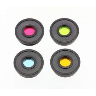 Teleskopi - Bresser Color Filter Set Essential 1,25" Red,Green,Blue,Yellow - ātri pasūtīt no ražotāja