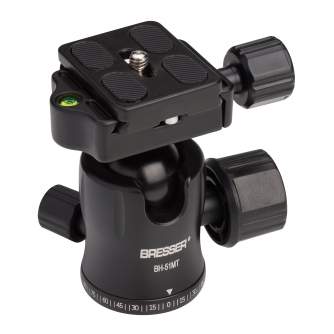 Tripod Heads - BRESSER BH-51MT Ball Head up to 10 kg with 1/4 Inch Tripod thread - quick order from manufacturer