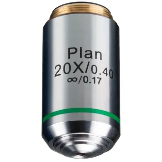 Mikroskopi - BRESSER DIN PL Objective 20x, Infinity - ātri pasūtīt no ražotāja