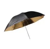 Umbrellas - BRESSER SM-01 Reflective Umbrella black/gold 101cm - quick order from manufacturerUmbrellas - BRESSER SM-01 Reflective Umbrella black/gold 101cm - quick order from manufacturer