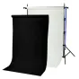 Комплект фона с держателями - BRESSER BR-TP240 background system 240 cm high + 2 paper rolls (1.35 x 11 m) - купить сегодня в м