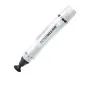 FilterKlear white lens pen for cleaning digital camera filters with improved refill cap and invisible carbon technology