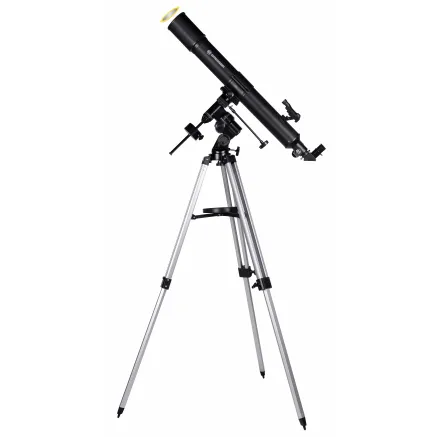BRESSER Quasar 80/900 EQ Refractor Telescope with Smartphone Camera Adapter