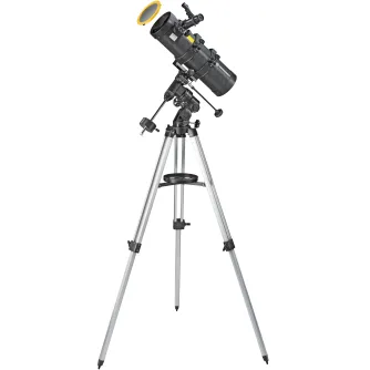 Teleskopi - BRESSER Spica-II 130/1000 EQ3 Reflector Telescope with Smartphone Adapter & Solar Filter - ātri pasūtīt no ražotāja