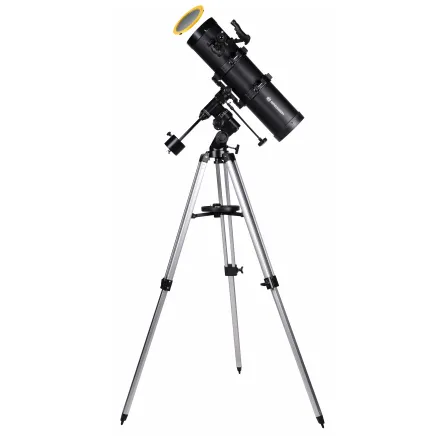 BRESSER Spica-I 130/650 EQ3 Reflector Telescope with Smartphone Adapter & Solar Filter