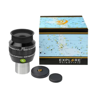 Teleskopi - Bresser EXPLORE SCIENTIFIC 68 Ar Eyepiece 20mm (1,25) - ātri pasūtīt no ražotāja