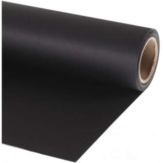 Backgrounds - Manfrotto LP9020 Black papīra fons 2,75m x 11m - buy today in store and with delivery