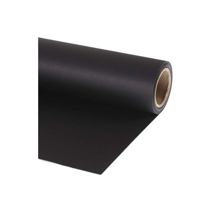 Backgrounds - Manfrotto LP9020 Black papīra fons 2,75m x 11m - buy today in store and with delivery