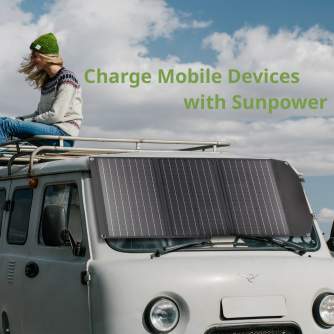 Портативные солнечные панели - BRESSER Mobile Solar Charger 90 Watt with USB and DC output - быстрый заказ от производителя