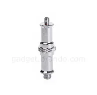Falcon Eyes SP-B4M8M 54 mm vīrišķais spigota adapteris 1/4" un 3/8" vītņu savienošanai mikrofoniem, LED lampām un statīviemFalcon Eyes SP-B4M8M 54 mm vīrišķais spigota adapteris 1/4" un 3/8" vītņu savienošanai mikrofoniem, LED lampām un statīviem