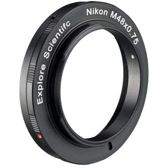 Teleskopi - Bresser EXPLORE SCIENTIFIC Camera-Ring M48x0.75 for Nikon - ātri pasūtīt no ražotāja