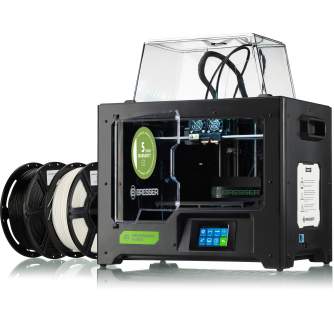 Printeri un piederumi - BRESSER T-REX WIFI 3D Printer with Twin Extruder technology - ātri pasūtīt no ražotāja