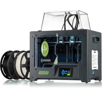 Printeri un piederumi - BRESSER T-REX 2 3D Printer with 2 Extruders - ātri pasūtīt no ražotāja