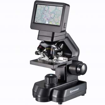 Mikroskopi - BRESSER Biolux Touch 5MP HDMI digital Microscope for School and Hobby - ātri pasūtīt no ražotāja
