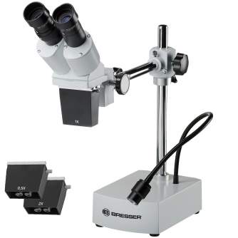 Mikroskopi - BRESSER Biorit ICD CS 5x-20x Stereo Microscope LED - ātri pasūtīt no ražotāja