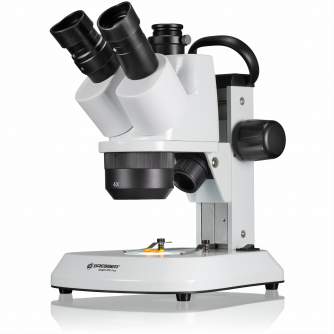 Mikroskopi - BRESSER Analyth STR Trino 10x - 40x trinoculary stereo microscope with incident- and transmitted light - ātri pasūtīt no ražotāja