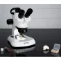 Mikroskopi - BRESSER Analyth STR Trino 10x - 40x trinoculary stereo microscope with incident- and transmitted light - ātri pasūtīt no ražotāja