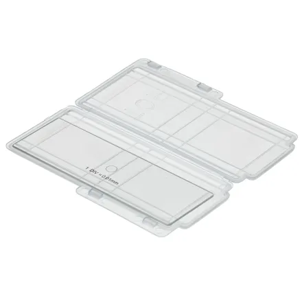 BRESSER Blank Slide with 1/100 mm scale