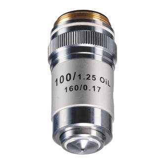 Mikroskopi - Bresser Objectiv, achromatic 100x Oill/1,25 with spring - ātri pasūtīt no ražotāja
