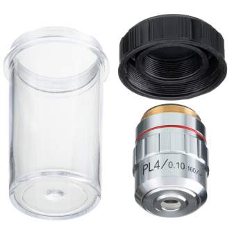 Mikroskopi - BRESSER Plan Achromatic Objective Lens 4x - ātri pasūtīt no ražotāja