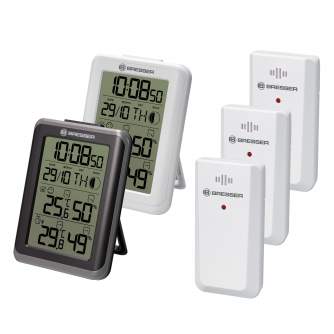 Meteoroloģiskās stacijas - BRESSER ClimaTemp IO RC Thermometer Jumbo Set - ātri pasūtīt no ražotāja