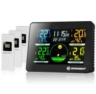 Meteoroloģiskās stacijas - BRESSER Thermo Hygro Quadro NLX - Thermo-/Hygrometer with 3 outdoor sensors - ātri pasūtīt no ražotājaMeteoroloģiskās stacijas - BRESSER Thermo Hygro Quadro NLX - Thermo-/Hygrometer with 3 outdoor sensors - ātri pasūtīt no ražotāja