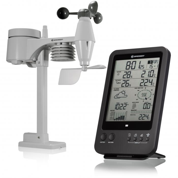 Weather Stations - BRESSER Weather Station 5-in-1 black - quick order from manufacturer