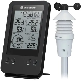 Meteoroloģiskās stacijas - BRESSER 3-in-1 Professional Wind Gauge / Anemometer - ātri pasūtīt no ražotāja