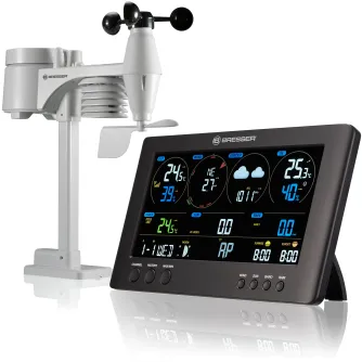 Meteoroloģiskās stacijas - BRESSER WIFI ClearView Weather Station with 7-in-1 Sensor - ātri pasūtīt no ražotāja