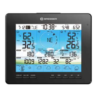 Weather Stations - BRESSER 7-in-1 solar 6-day 4CAST PRO Wi-Fi Weather Station - quick order from manufacturer