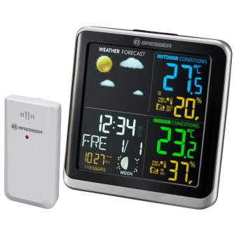 Weather Stations - BRESSER Weather Station ClimaTemp TB with LCD colour display - quick order from manufacturer