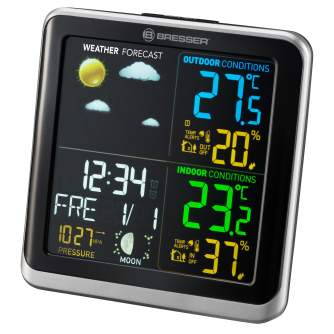 Meteoroloģiskās stacijas - BRESSER Weather Station ClimaTemp TB with LCD colour display - ātri pasūtīt no ražotāja