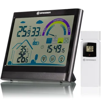 Meteoroloģiskās stacijas - BRESSER VentAir Thermo- / Hygrometer with Ventilation Notification - ātri pasūtīt no ražotāja