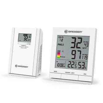 Weather Stations - BRESSER PM2.5 / PM10 Particulate meter with wireless sensor - quick order from manufacturer