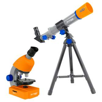 Mikroskopi - BRESSER JUNIOR Microscope & Telescope Set - ātri pasūtīt no ražotāja