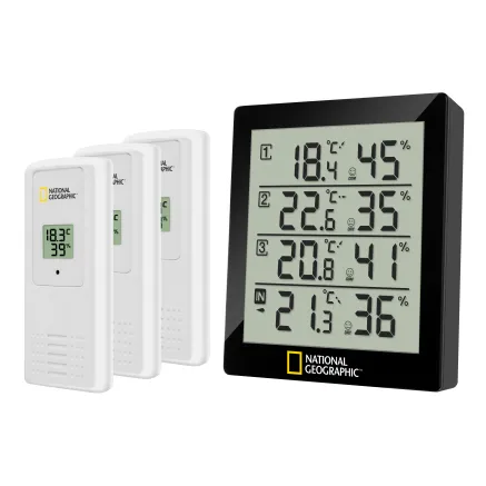 Bresser NATIONAL GEOGRAPHIC Thermo-hygrometer black 4 measurement results
