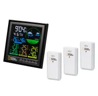 Meteoroloģiskās stacijas - Bresser NATIONAL GEOGRAPHIC VA colour LCD Weather Station incl. 3 Sensors - ātri pasūtīt no ražotājaMeteoroloģiskās stacijas - Bresser NATIONAL GEOGRAPHIC VA colour LCD Weather Station incl. 3 Sensors - ātri pasūtīt no ražotāja