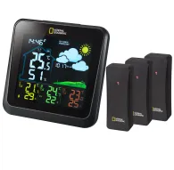 Meteoroloģiskās stacijas - Bresser NATIONAL GEOGRAPHIC VA colour LCD Weather Station incl. 3 Sensors - ātri pasūtīt no ražotājaMeteoroloģiskās stacijas - Bresser NATIONAL GEOGRAPHIC VA colour LCD Weather Station incl. 3 Sensors - ātri pasūtīt no ražotāja