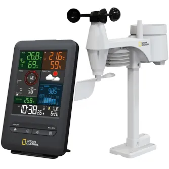 Meteoroloģiskās stacijas - Bresser NATIONAL GEOGRAPHIC 256-Color and RC Weather Station 5-in-1 - ātri pasūtīt no ražotāja