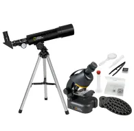 Teleskopi - Bresser NATIONAL GEOGRAPHIC Compact Telescope and Microscope Set - ātri pasūtīt no ražotājaTeleskopi - Bresser NATIONAL GEOGRAPHIC Compact Telescope and Microscope Set - ātri pasūtīt no ražotāja