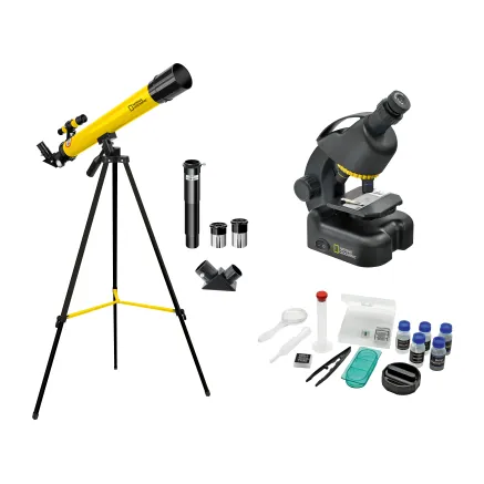 Bresser NATIONAL GEOGRAPHIC Telescope + Microscope Set for Advanced Users