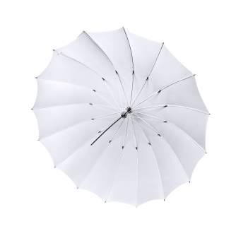 Foto lietussargi - BRESSER SM-08 Jumbo Translucent Umbrella white 162 cm - ātri pasūtīt no ražotāja