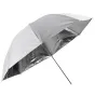 Foto lietussargi - BRESSER SM-04 Reflective Umbrella white/silver 109 cm - ātri pasūtīt no ražotāja