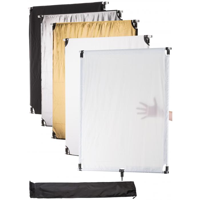 Reflector Panels - BRESSER BR-FP8 5in1 Reflector Panel 80x100cm Flag set - buy today in store and with delivery
