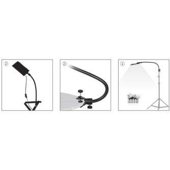 Light Cubes - BRESSER BR-2820L Light Tent 60x60x60cm for Product Photography with LED Lighting - quick order from manufacturer