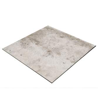 BRESSER Flat Lay Background for Tabletop Photography 40 x 40cm Stone Beige